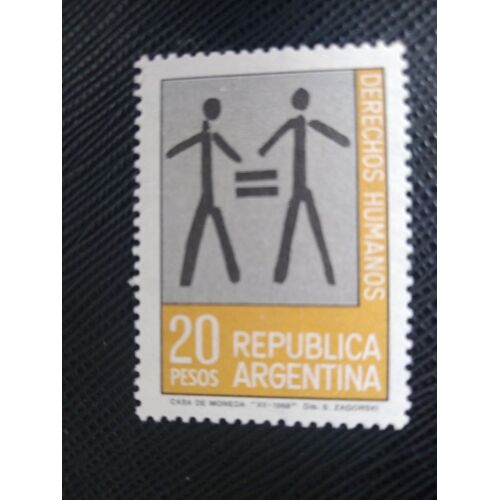 Timbre Argentine Yt 838 Année Internationale Des Droits De L'homme 1969 ( 121207 )