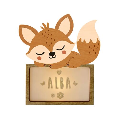 Lampe À Poser Personnalisable - Renard