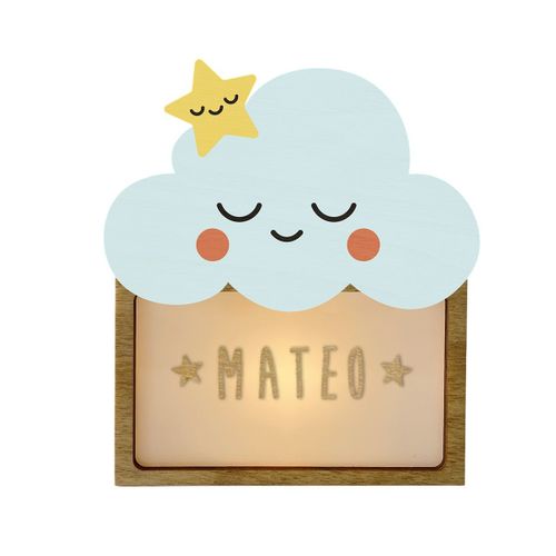 Plaque Décorative Personnalisable - Nuage