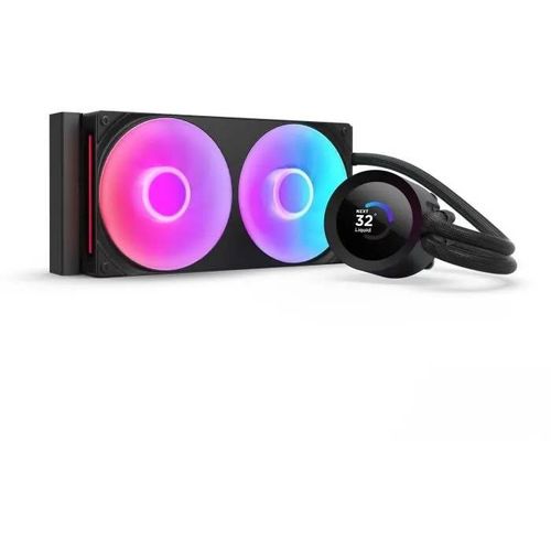 Watercooling - NZXT - RL-KR240-B2 - Kraken Plus 240 RGB - Écran carré 1.54" personnalisable et ventilateurs RGB - Noir