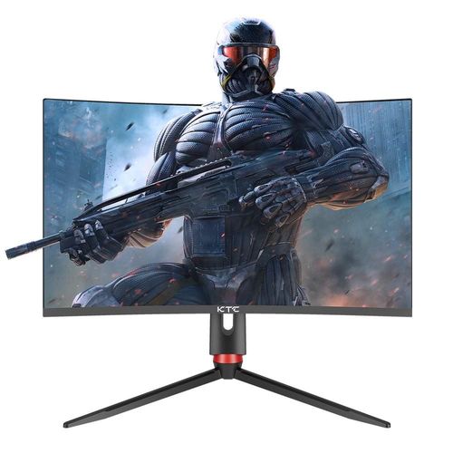 KTC H27S17 Moniteur de jeu incurvé 27 pouces 1500R QHD 2560x1440 16:9 ELED 165Hz 99% sRGB 4000:1 Rapport de contraste Compatible avec FreeSync G-SYNC USB HDMI2.0 Sortie audio 2xDP1.2