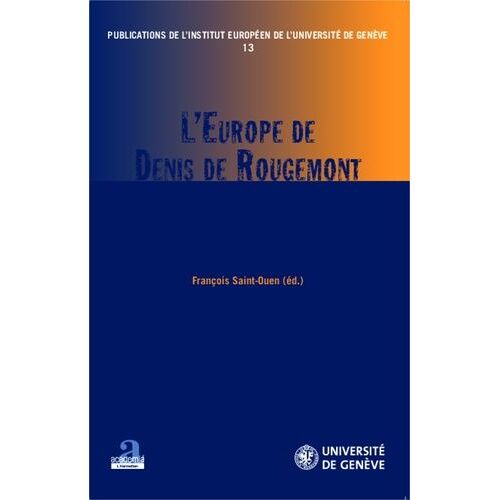 L'europe De Denis De Rougemont