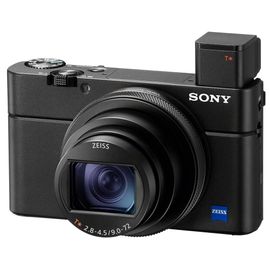 Appareil photo CompactRX100 VII - Appareil photo numérique - compact - 20.1 MP - 4K / 30 pi/s - 8x zoom optique - ZEISS - Wi-Fi, NFC, Bluetooth - noir