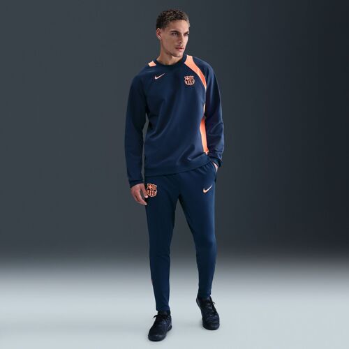 3e Pantalon De Foot En Maille Nike Dri-Fit Total 90 Fc Barcelona Strike Pour Homme - Bleu