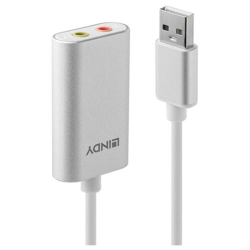 Lindy USB Type A to Audio Converter - Carte son - stéreo - USB