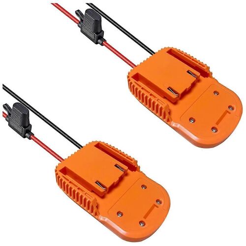 Adaptateur de roues d'alimentation 2PCS pour connecteur d'alimentation de station d'accueil de batterie 18V pour bricolage Rc jouet voiture camion B