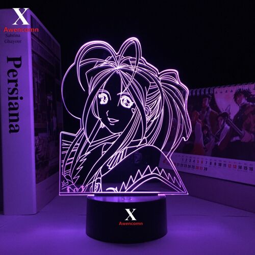 Lampe Led 3d À L'effigie De La Déesse Bellandy, Luminaire Décoratif D'intérieur, Idéal Pour Une Chambre À Coucher Ou Comme Cadeau D'anniversaire