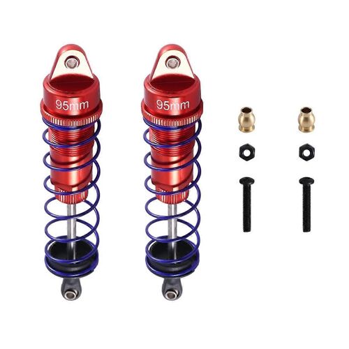 Amortisseur en métal réglable à l'huile de 95 mm pour pièces de camion Montser de camion de courte durée de camion RC 1/10, 1