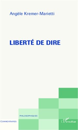 Liberté De Dire