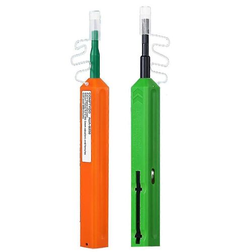 2Pc Stylo De Nettoyage De Visage D'extrémité De Fibre Optique 1.25 / 2.5MM SC//ST/LC Stylo De Nettoyage De Fibre Optique
