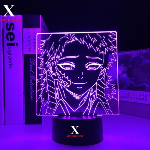 Lampe Led À L'effigie De Kimetsu No Yaiba Sabito, Luminaire Décoratif D'intérieur En 3d, Idéal Pour Une Chambre À Coucher Ou Comme Cadeau
