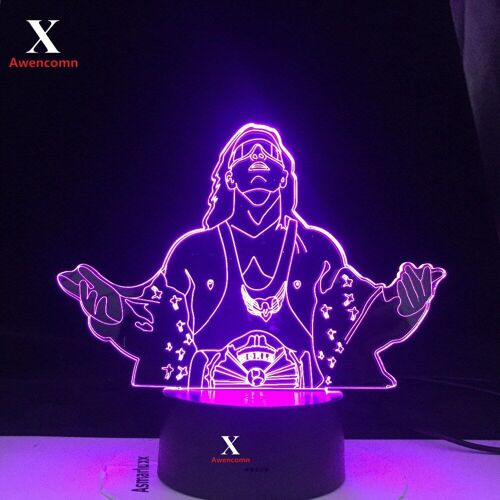 Lampe De Table 3d Led Avec Personnage Religieux De Saint-Homme, Avec Télécommande, Cadeau Idéal Pour Un Enfant