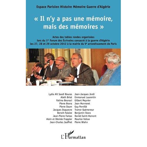Il N'y A Pas Une Mémoire, Mais Des Mémoires