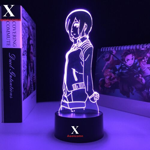 D'anime Tokyo Ghoul Figure 3d Lampe Touka Kirishima Pour Cadeau D'anniversaire Frais Chambre Décor Veilleuse Tokyo Ghoul Acrylique Led Nuit L
