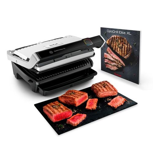 Tefal Grill électrique, Barbecue interieur, Fonction aliments congelés GC760D12