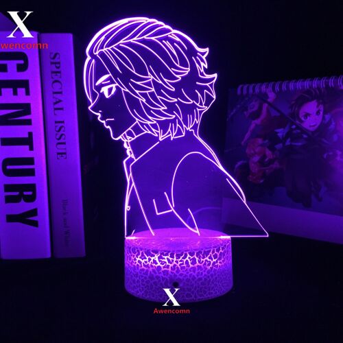 Lampe De Table 3d À Led Mikey De L'anime Tokyo Vengeance, Luminaire Décoratif Pour La Chambre D'un Enfant, Idéal Comme Cadeau D'anniversaire