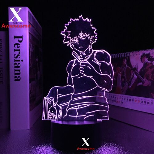 Lampe Led En 3d Bakugo My Hero Academia, Pour Chambre À Coucher, Décoration, Cadeau D'anniversaire Pour Enfant, Gadget Manga, Anime, Lampe