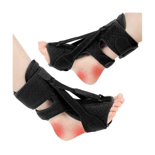 Fasciite Plantaire Attelle De Nuit, Attelle De Soulagement Pour Le Soulagement De La Fasciite Plantaire, Tendinite D'achille 2 Pcs