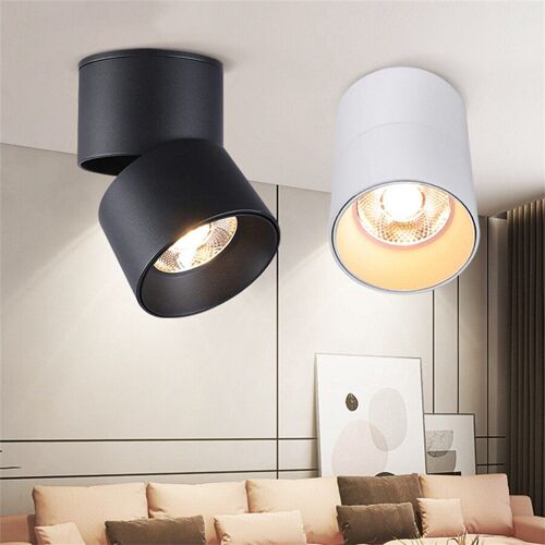 Spot Lumineux Led Pliable Pour Le Plafond, Montage En Surface, Luminaire Décoratif D'intérieur, Idéal Pour Une Cuisine Ou Une Salle De Bain, 5/10/20/30/40w