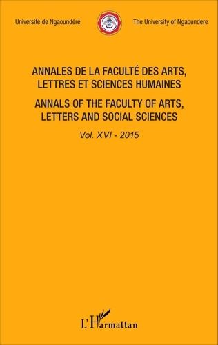 Annales De La Faculté Des Arts, Lettres Et Sciences Humaines De L'université De Ngaoundéré - Volume 16, 2015