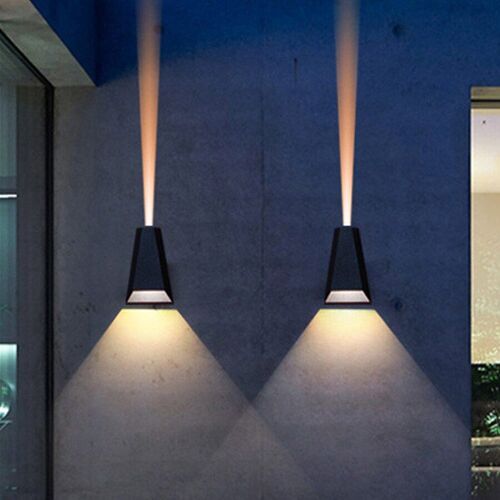 Applique Murale Led Imperméable En Aluminium, Éclairage D'extérieur, Idéal Pour Une Villa, Une Porte D'entrée, Un Couloir Ou Une Clôture, 10w