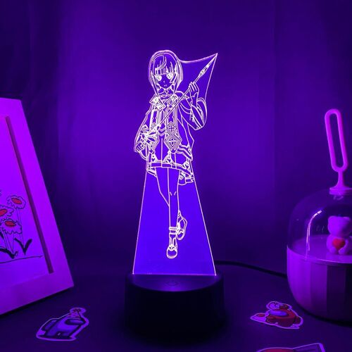 Lampe 3d Led En Forme D'épée, Cadeau D'anniversaire Pour Amis, Décoration De Chambre À Coucher, Manga