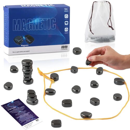 Échiquier Magnétique - Jeu Magnétique De Table - Jeu De Plateau En Pierre Magnétique - Jouet Éducatif Pour Enfants - Sans Éponge