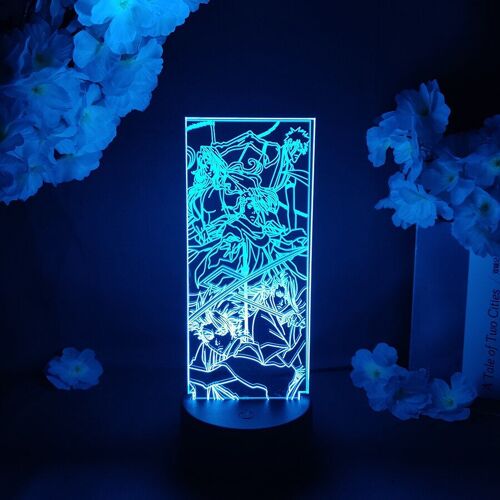 Lampe Led 3d À L'effigie Des Personnages Du Dessin Animé, Idéale Comme Cadeau D'anniversaire, Décoration D'intérieur Ou De Chambre De Vacances