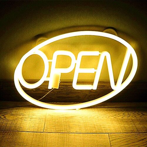Lampe De Nuit Au Néon 42x26.8cm, Barre De Lumière Murale Suspendue, Ultra Lumineuse, Pour Magasin, Boutique, Maison, Fête, Vacances
