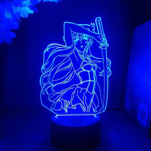 Lampe Led En 3d, Anime Future, Veilleuse Pour Chambre D'enfant, Décoration, Cadeau D'anniversaire, Manga, Yuno Gasai