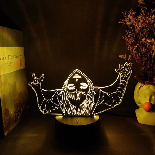 Lampe Led 3d Anime Tokyo Ghoul Juuzou Suzuya, Veilleuse Pour Chambre À Coucher, Cadeau D'anniversaire Cool