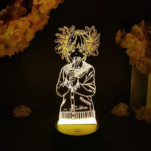 Lampe Led Toga Anime Kawaii Pour Femmes, Éclairage De Noël, Décoration De Table, Éclairage De Vacances, My Hero Academia