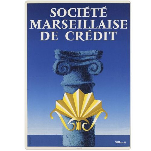 Affiche Societe Marseillaise Credit