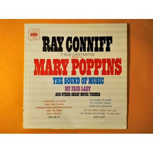 Ray Conniff - Y Sus Cantantes Musica De Mary Poppins - The Sound Of Music - My Fair Lady And Other Great Movie Themes