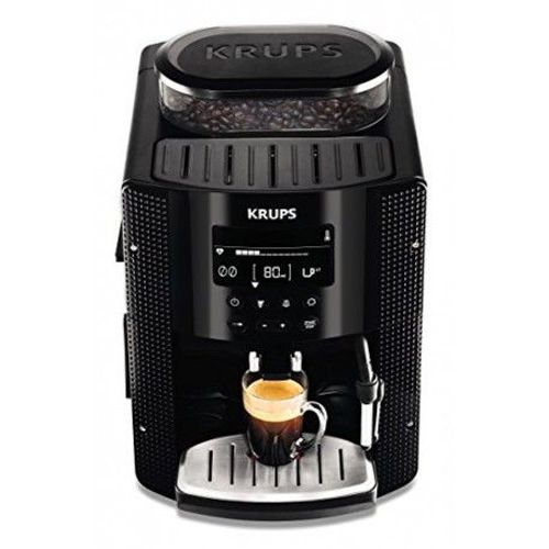 Machine à café automatique Krups EA815070 (1,7 L, 15 bar, écran LCD, buse Cappuccino) Noir