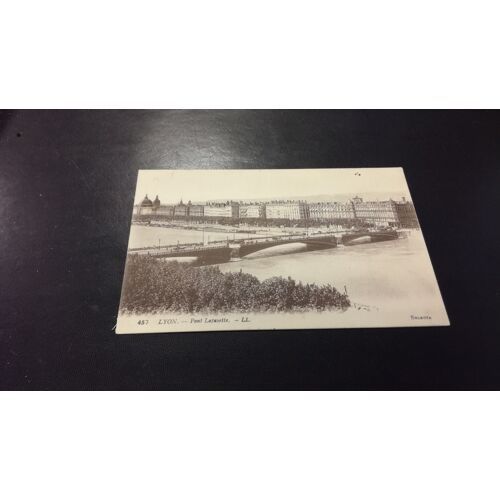Carte Postale Lyon Pont Lafayette Ll En L'état Sur Les Photos
