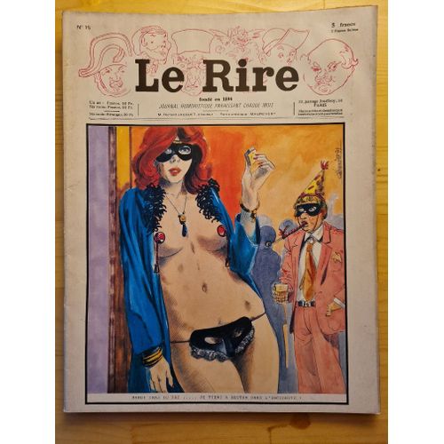Le Rire Journal Humoristique Paraissant Chaque Mois - N°15 De 1979