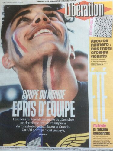 Liberation N°11548 Du 14/07/18 : Coupe Du Monde (Sans Le Supplément Été)