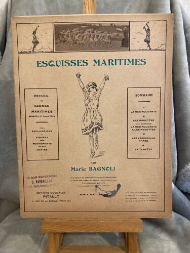 Marie Bagnoli Esquisses Maritimes Partition Chant Piano Chorégraphie Pitault