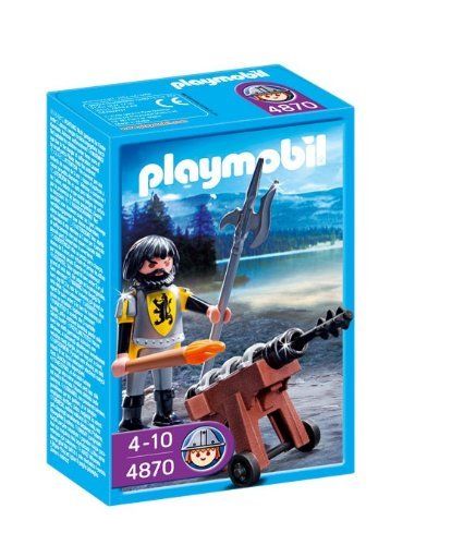 Playmobil Knights 4870 - Canonnier Des Chevaliers Du Lion