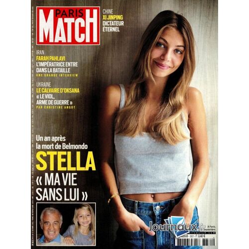 Paris Match N°3831 : Stella Belmondo - Iran - Chine - Ukraine - Bilal Hassani