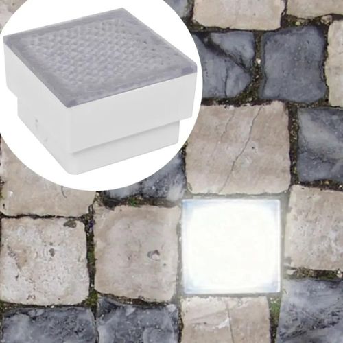 Prolenta Premium - Lampes Led Enterrées 12 Pcs 100x100x68 Mm