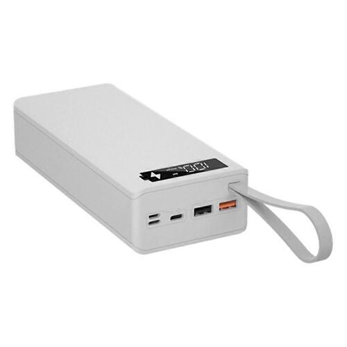 16x18650 Boîte De Stockage De Batterie Qc3.0 Charge Rapide Diy Power Bank Box Case Holder Box Blanc