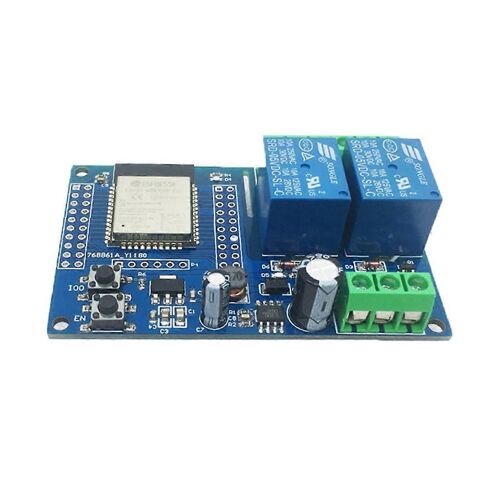 Module de relais WIFI double canal Carte de développement ESP32-WROOM Développement secondaire DC5-60V Power Su