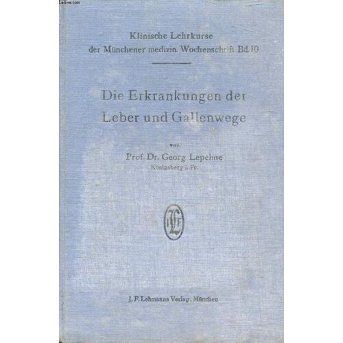 Die Erkrankungen Der Leber Und Gallenwege