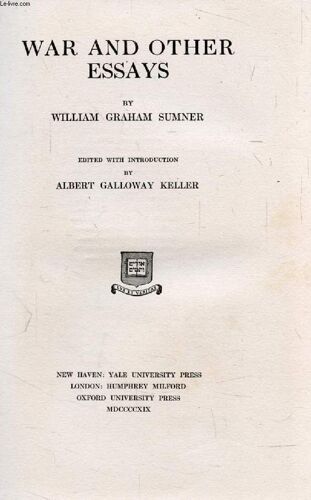 War And Other Essays