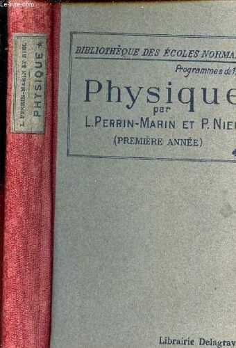 Cours De Physique - Preparation Au Brevet Superieur