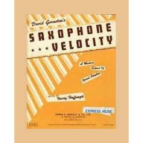 Gornston's Saxophone Velocity (Ed. Chappell)