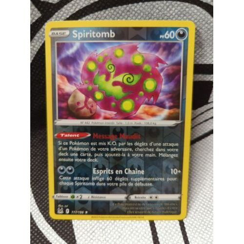 Spiritomb Reverse - 117/196 - Eb11 - Origine Perdue