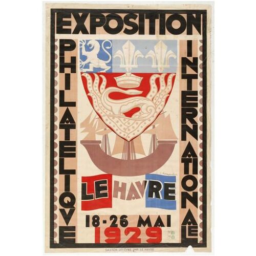 Affiche Le Havre 1929